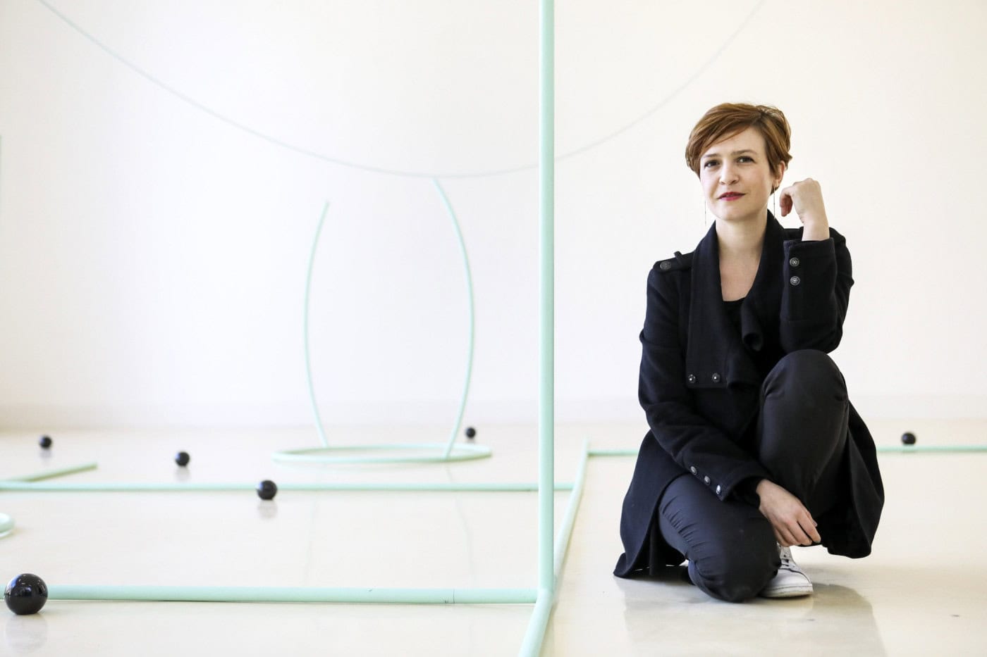 Marta Mestre de saída do CIAJG para rumar ao&nbsp;Centro Cultural de Belém