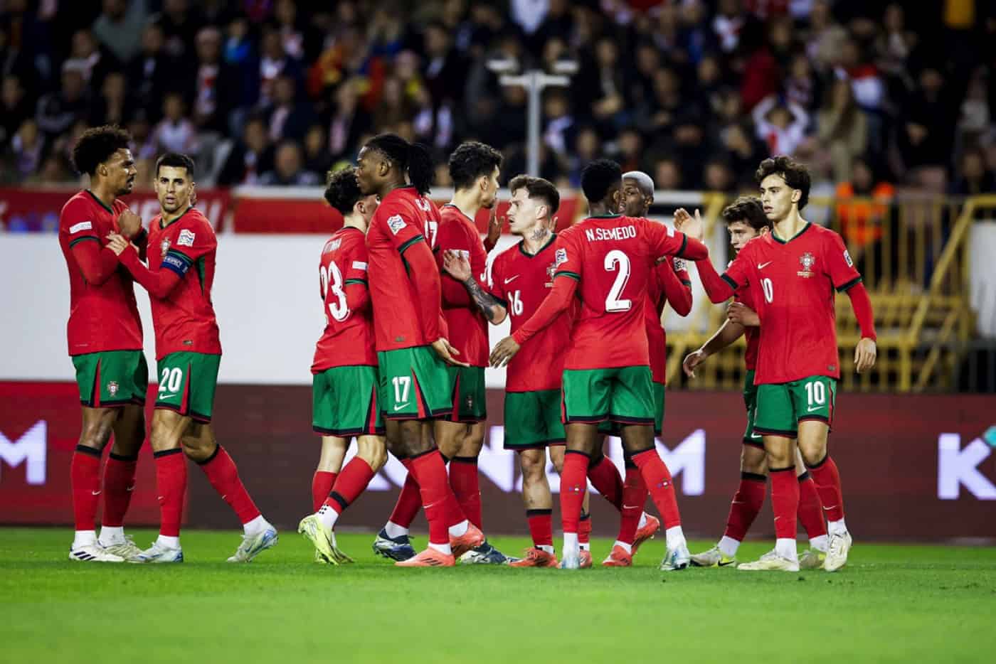 Portugal empata com Croácia&nbsp;no encerramento da fase de grupos da Liga das Nações