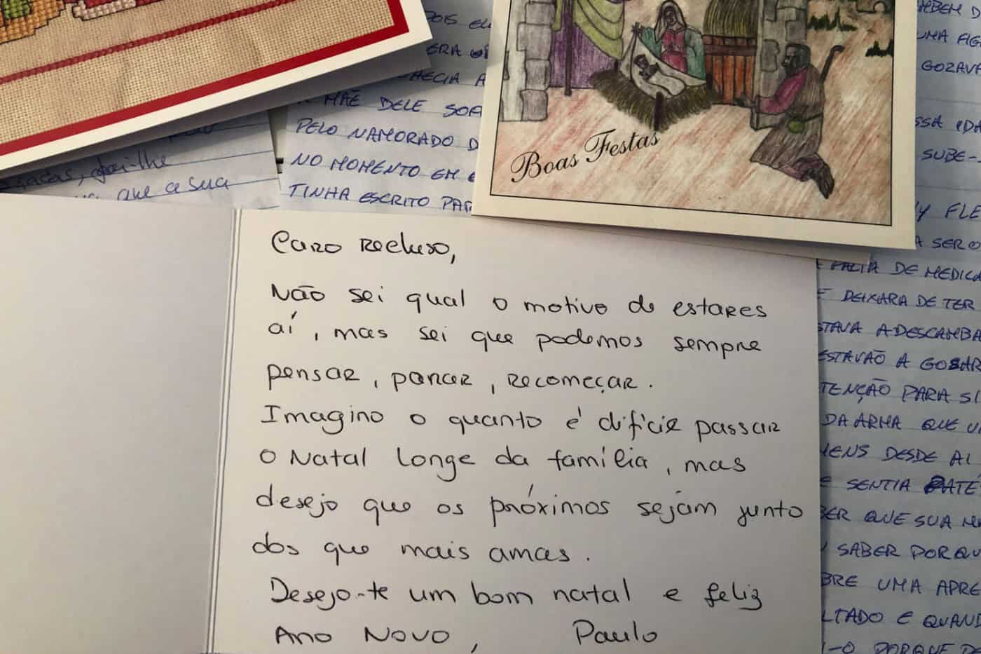 Pastoral Penitenciária de Braga convida cidadãos a escrever carta de Natal a um recluso