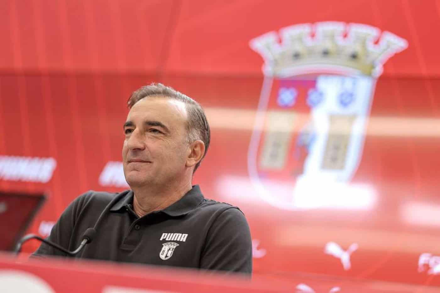 Carlos Carvalhal quer SC Braga focado no que pode melhorar