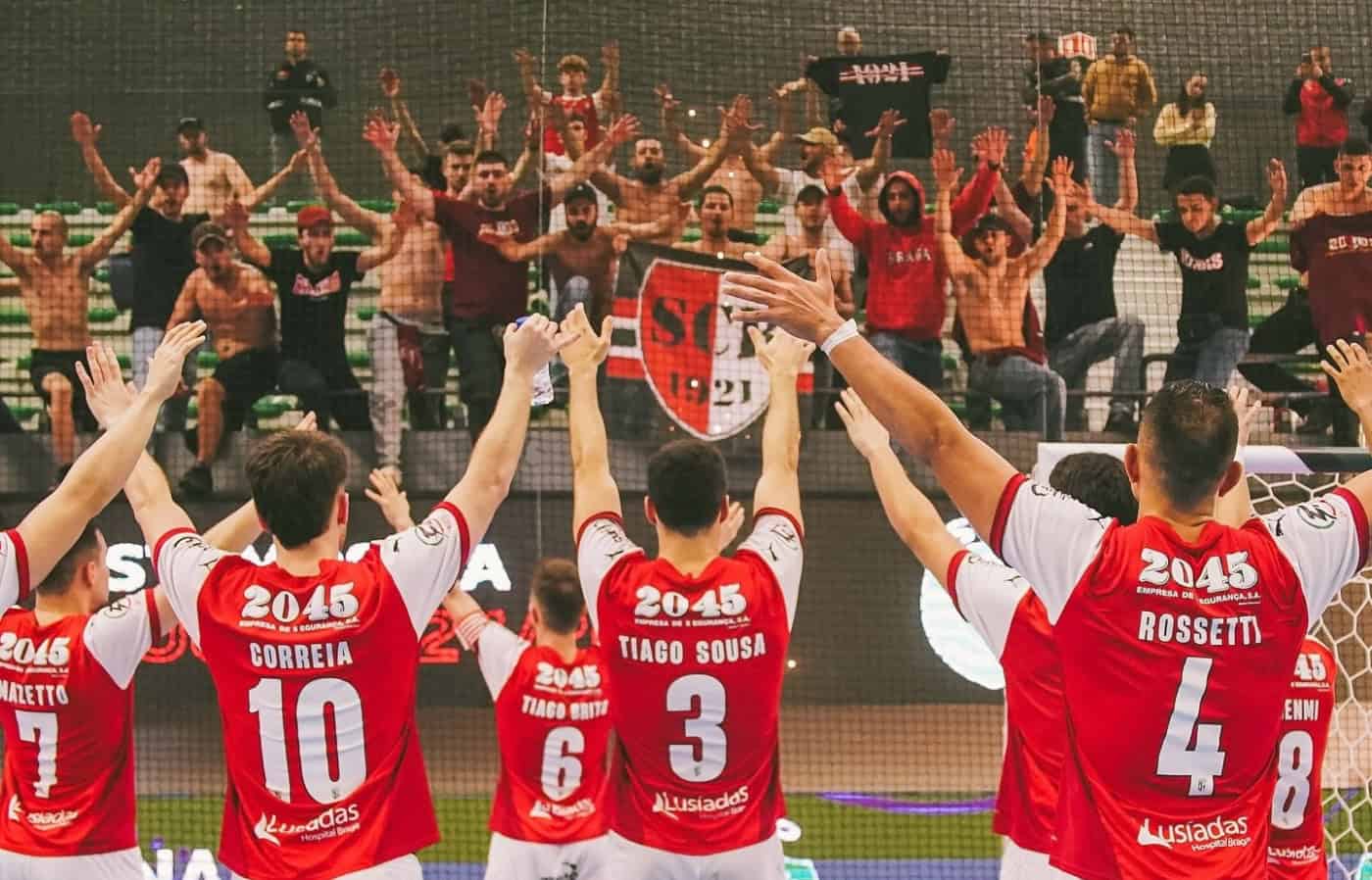 Futsal. SC Braga defronta Viseu 2001 na quarta eliminatória da Taça de Portugal