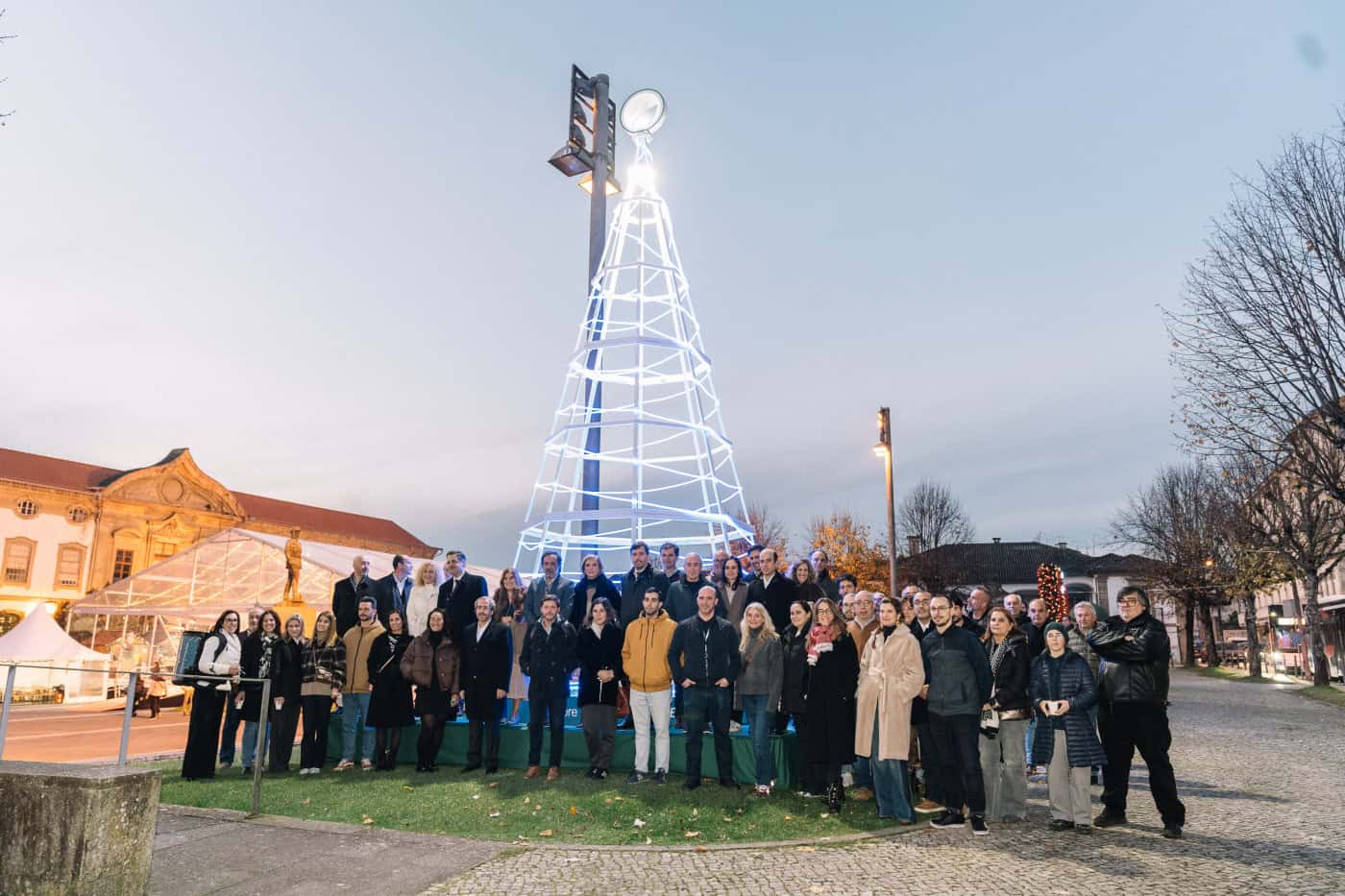 Árvore de Natal em Braga quer sensibilizar para preservação da água