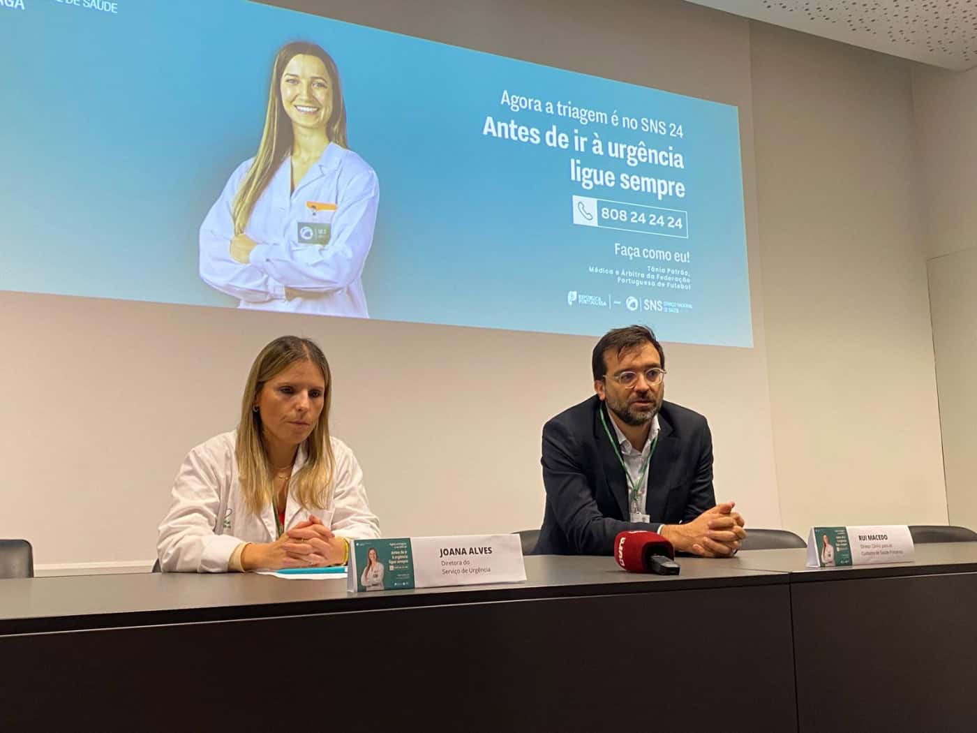 Evite a urgência da ULS Braga. Ligue para o SNS24 e "salve vidas"