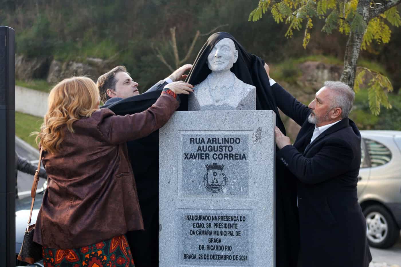 Braga homenageia construtor Arlindo Correia com rua em Ferreiros