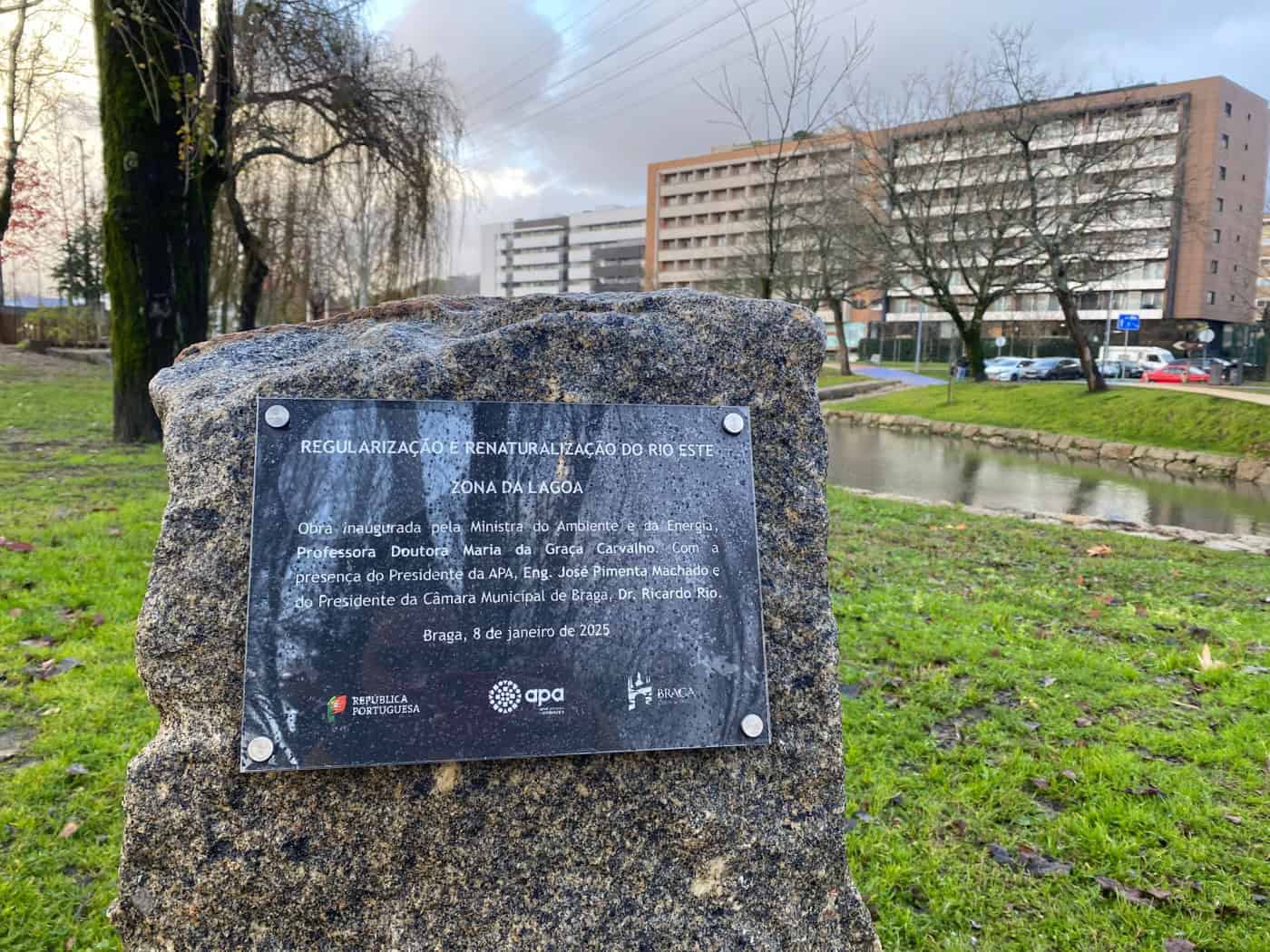 "A renaturalização do Rio Este é um exemplo para o país"