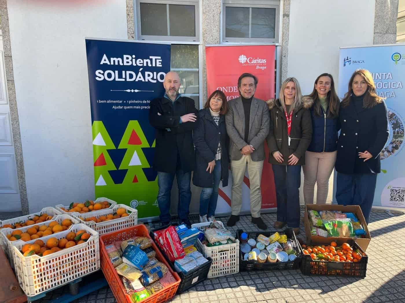 Cáritas de Braga recebe 65 quilos de bens alimentares da campanha “Ambiente Solidário”