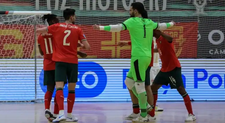 Portugal garante presença no Campeonato da Europa de futsal de 2026