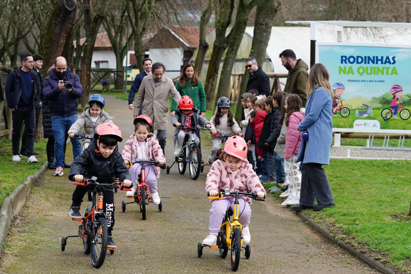 'Rodinhas na Quinta' ensina crianças a andar de bicicleta na Quinta Pedagógica de Braga