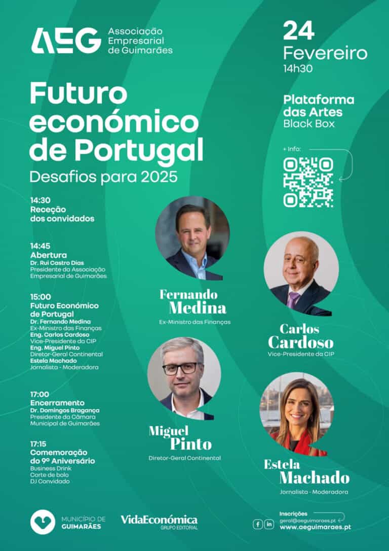 AEGuimarães junta especialistas para debater Futuro Económico de Portugal