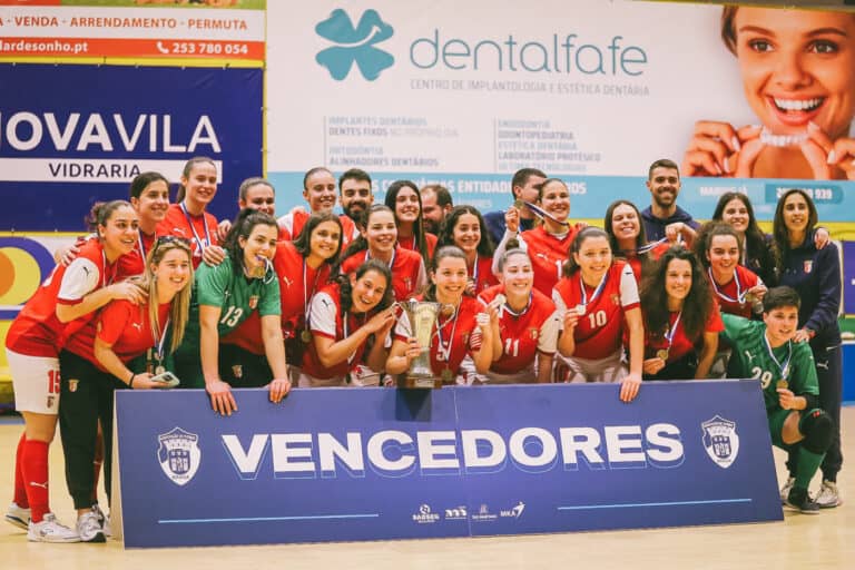 SC Braga conquista&nbsp;Taça AF Braga de futsal feminino