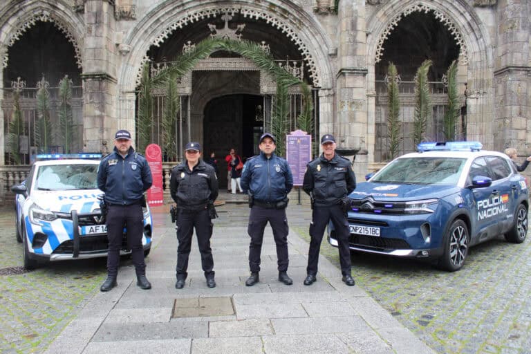 Corpo Nacional de Polícia de Espanha já patrulha ruas de Braga por ocasião da Semana Santa