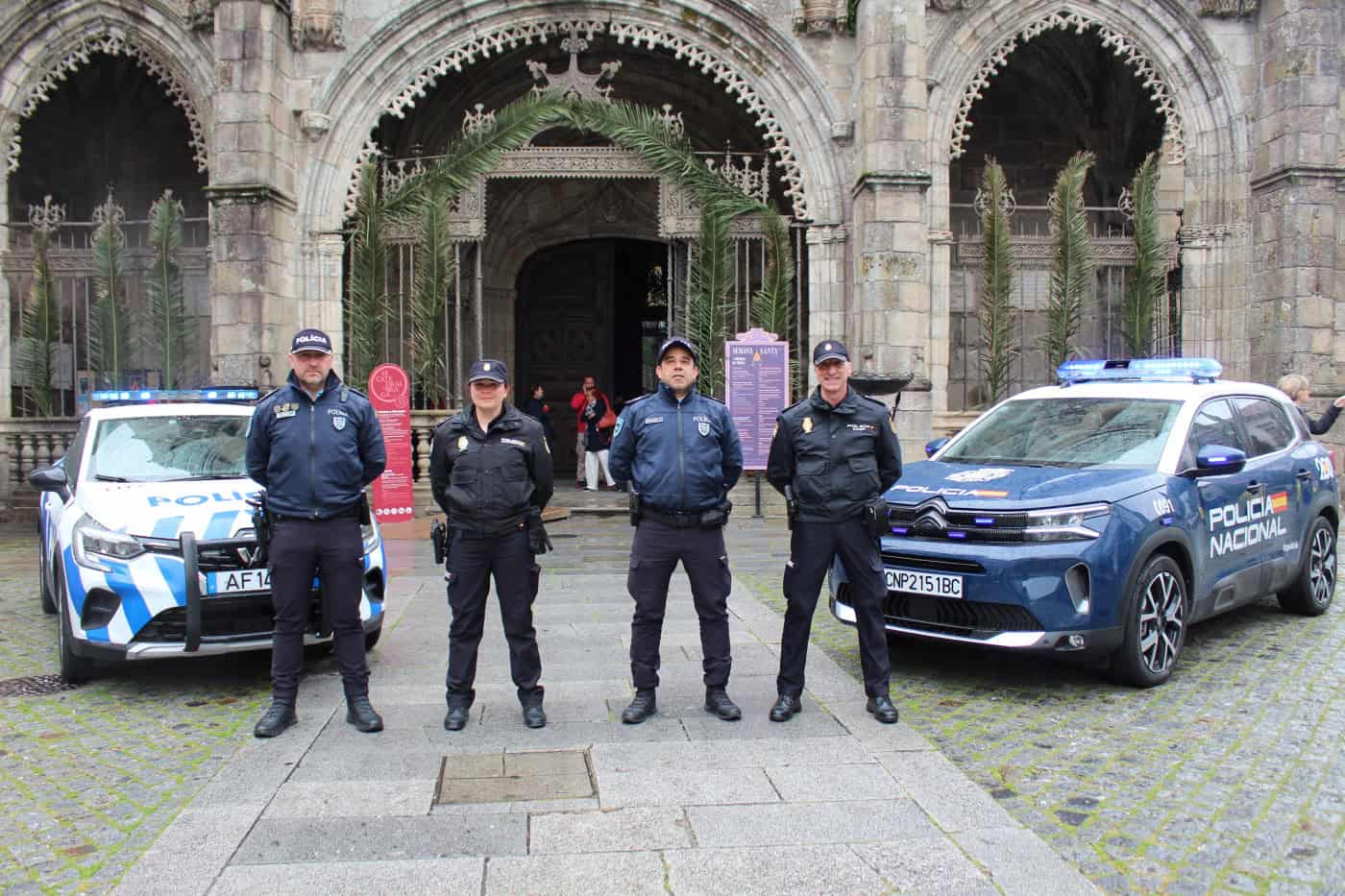 Corpo Nacional de Polícia de Espanha já patrulha ruas de Braga por ocasião da Semana Santa