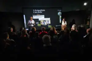 Louçã agradece a Ventura “apoio” em Braga e diz que vai ter “muito gosto” em roubar lugares&nbsp;