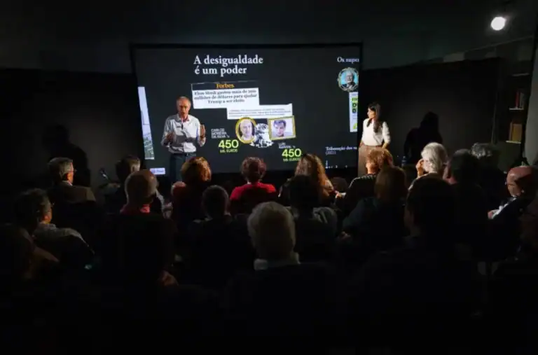 Louçã agradece a Ventura “apoio” em Braga e diz que vai ter “muito gosto” em roubar lugares&nbsp;