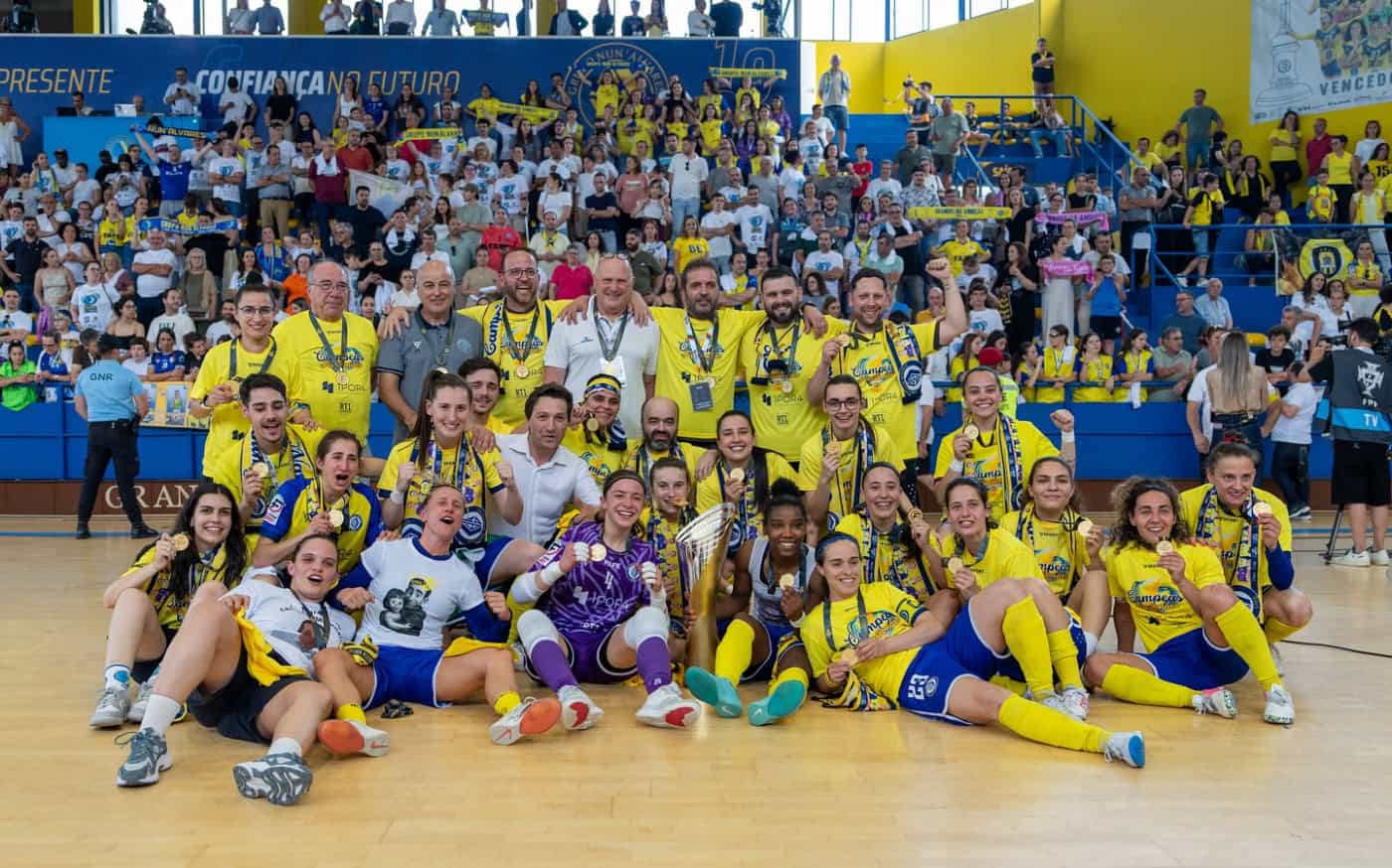 Nun'Álvares conquista título de campeão feminino de futsal pela primeira vez&nbsp;
