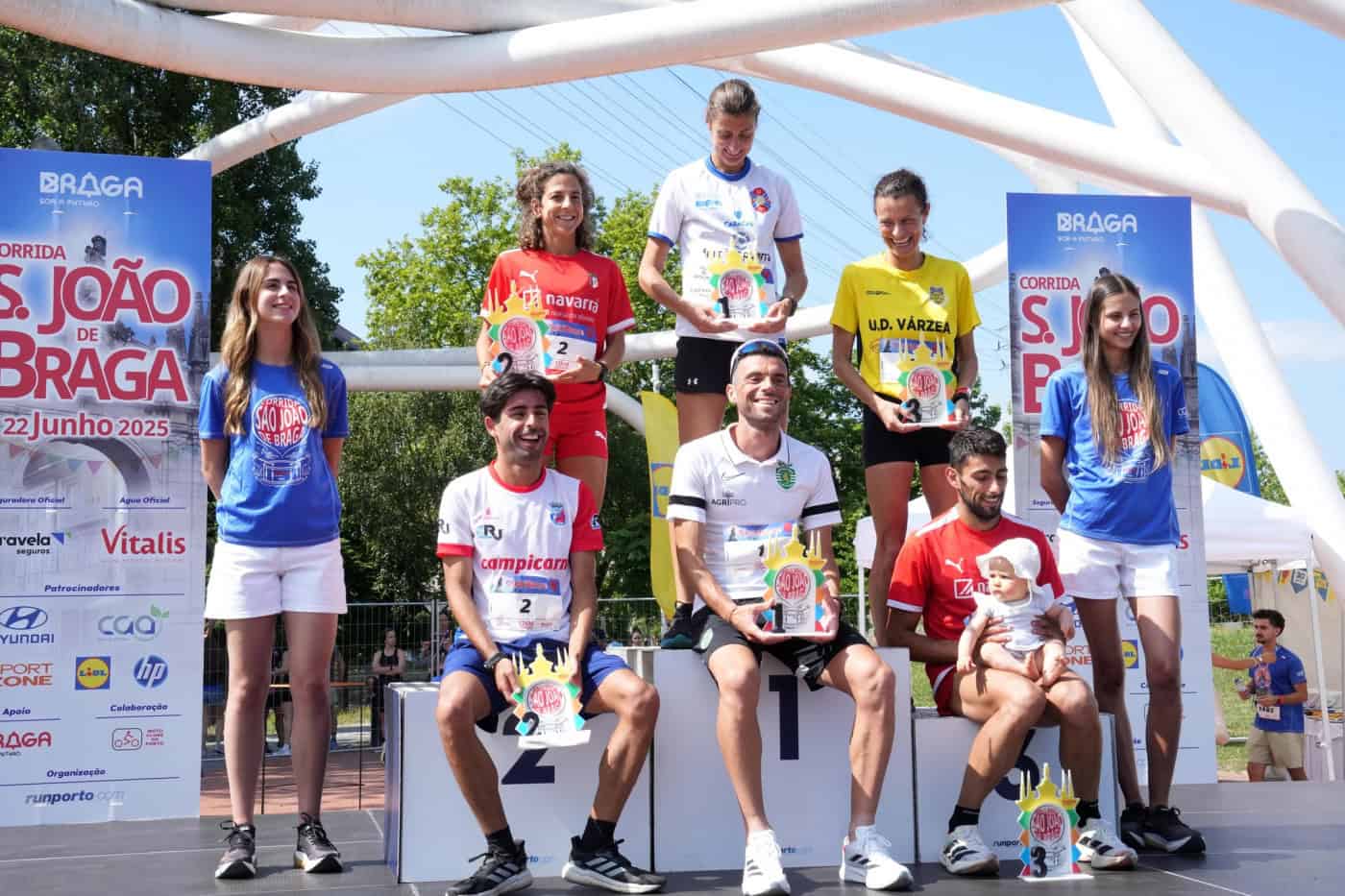 Rui Pinto e Rafaela Fonseca vencem Corrida de São João em Braga