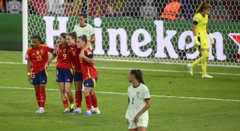 Europeu feminino. Portugal goleado pela Espanha&nbsp;