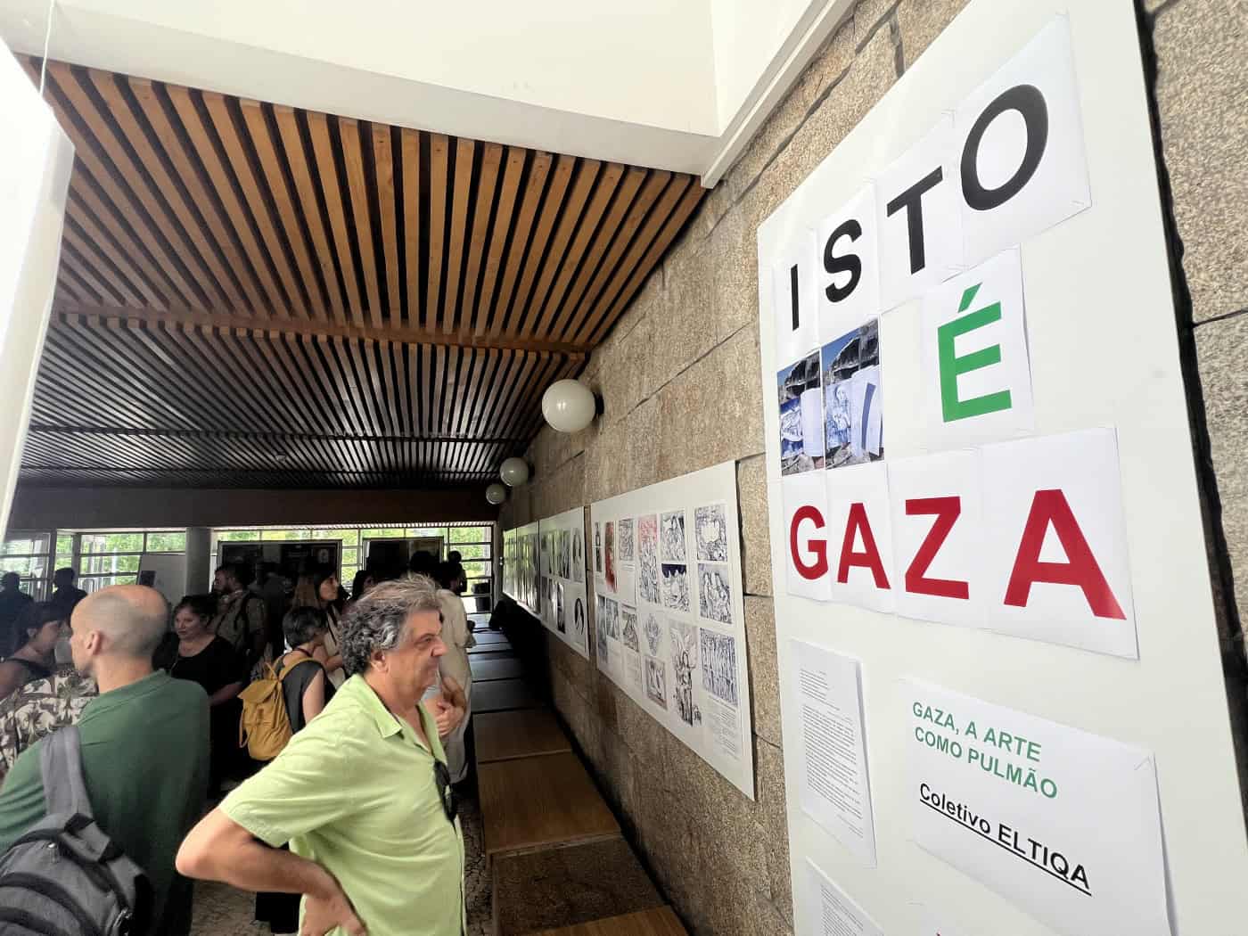 "Isto é Gaza" apresenta na UMinho "exemplos reais" da guerra através da fotografia, relatos e desenhos