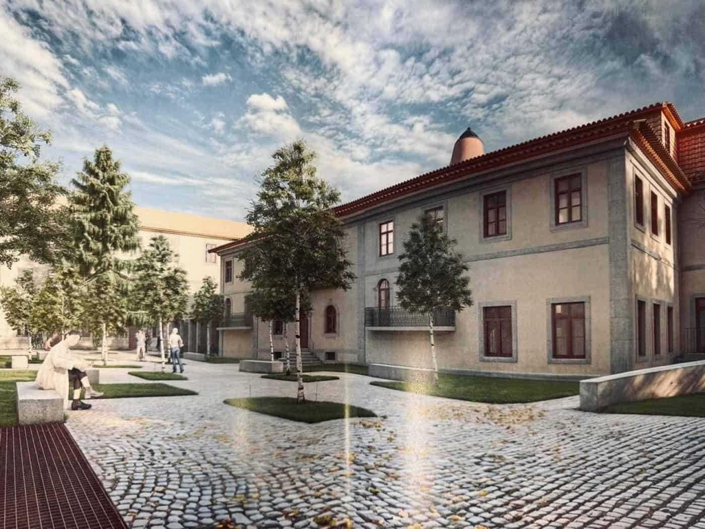 Reitor visita obra da residência que vai nascer na antiga Escola de Santa Luzia