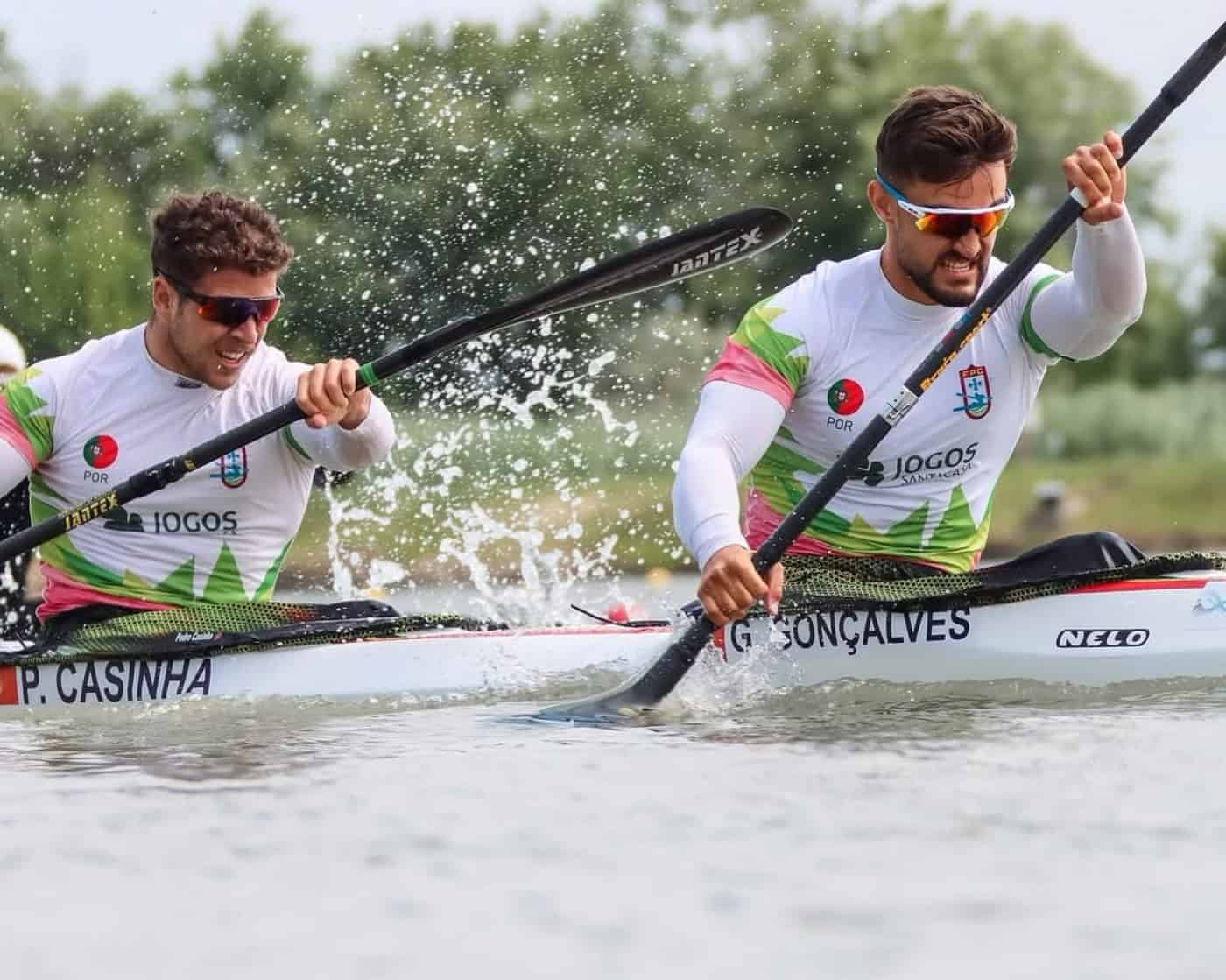 Canoístas Gustavo Gonçalves e Pedro Casinha campeões do Mundo sub-23 em K2 500