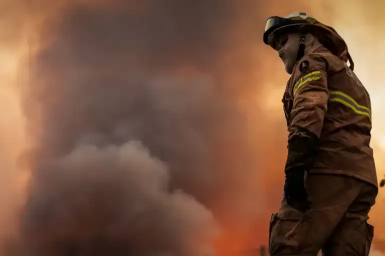 209 bombeiros combatem incêndio em Ponte da Barca