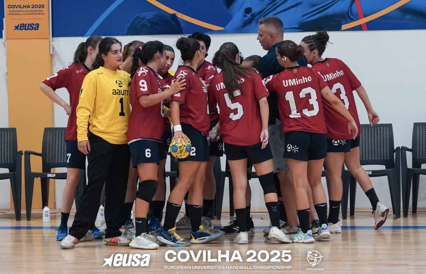 Equipas de andebol da AAUMINHO terminam participação no Campeonato Europeu Universitário