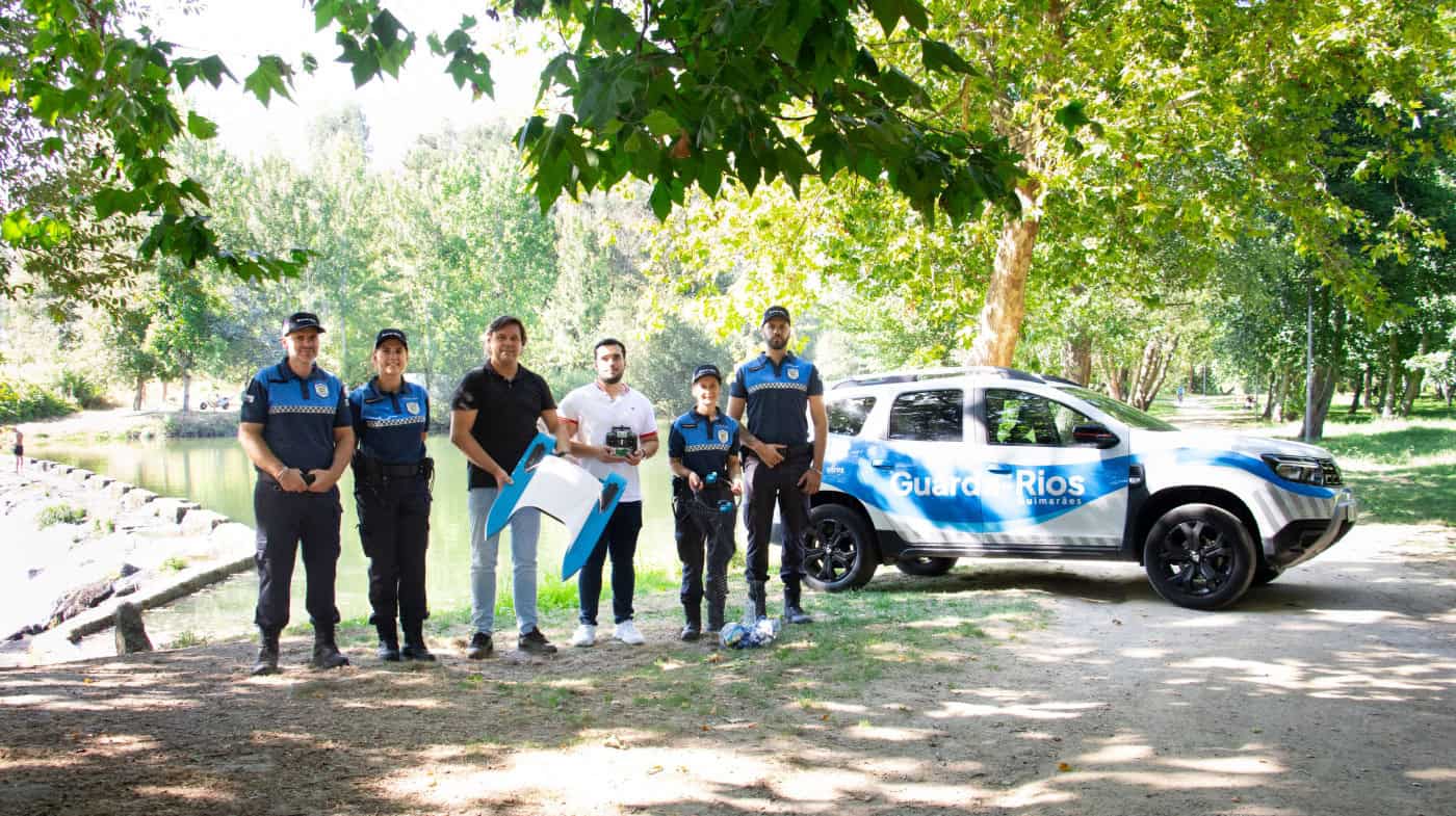 Drone aquático auxilia na vigilância ambiental nos rios de Guimarães