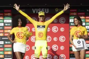 Volta: Rafael Reis é o primeiro camisola amarela pela sétima vez