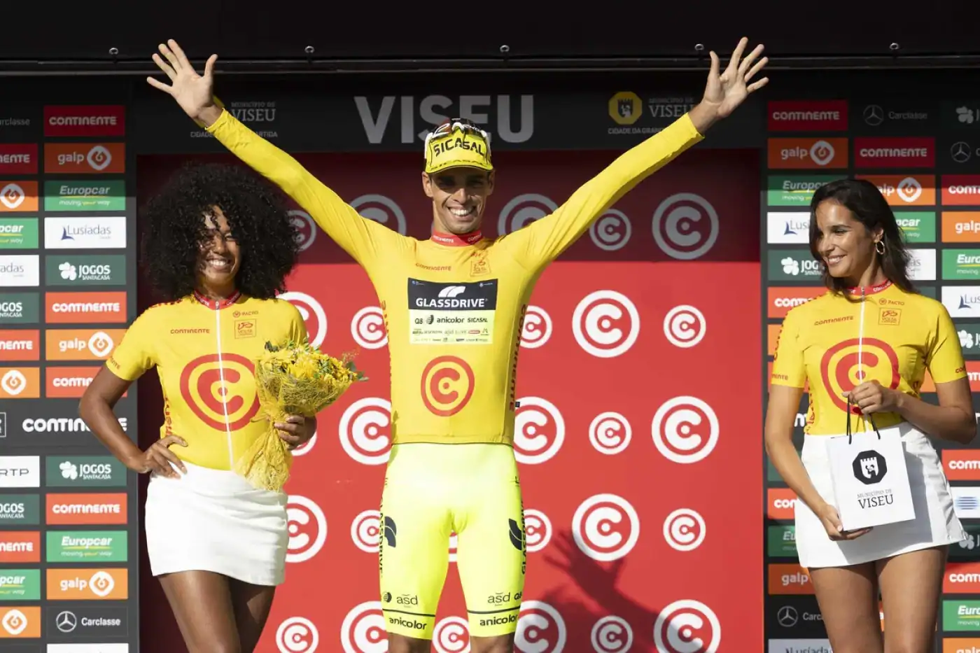 Volta: Rafael Reis é o primeiro camisola amarela pela sétima vez