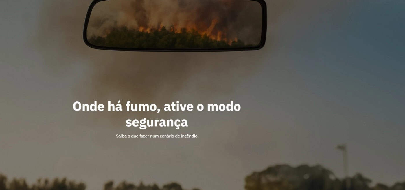 Brisa cria plano com recomendações aos condutores surpreendidos por incêndios