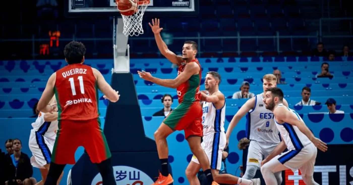 Portugal vence Estónia e qualifica-se para os oitavos de final do&nbsp;Eurobasket