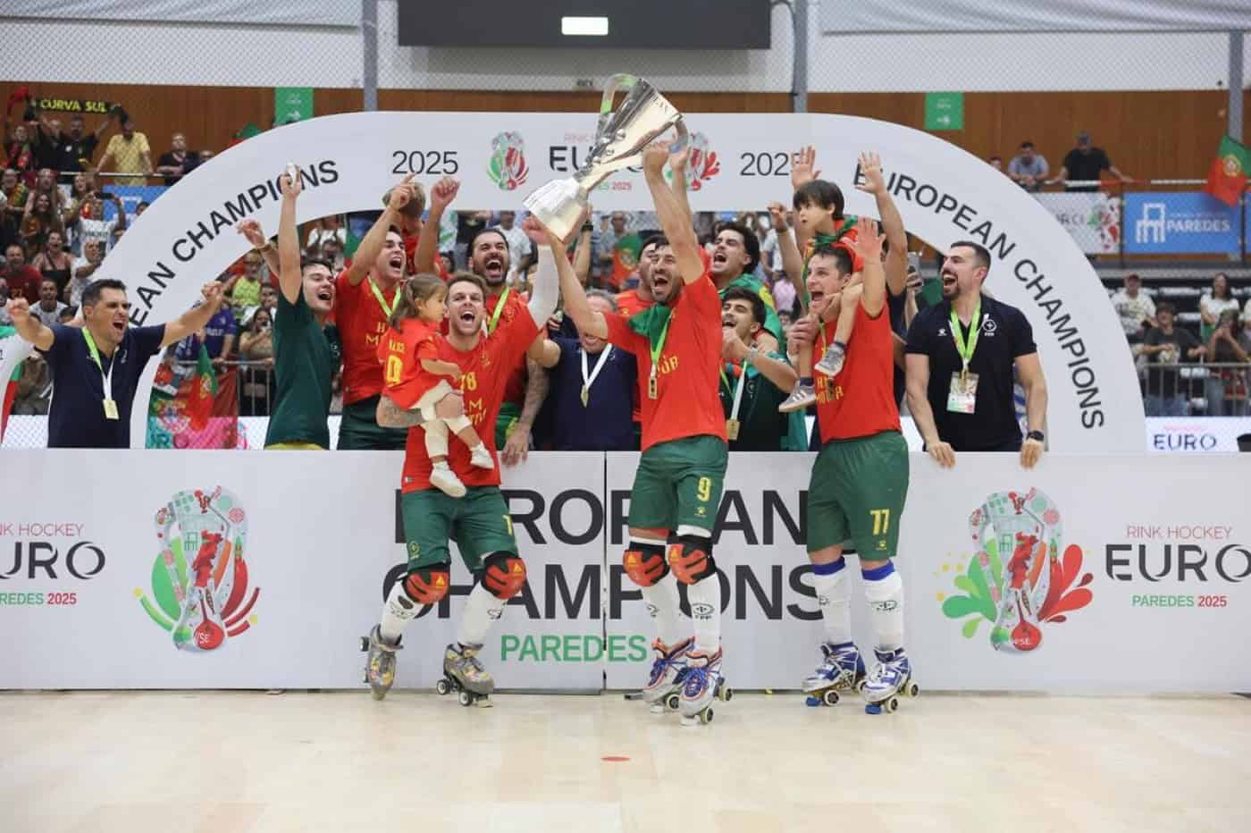 Portugal vence França e sagra-se campeão da Europa de hóquei em patins