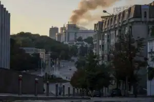 Ataque russo a Kiev foi o maior com drones desde o início da guerra&nbsp;